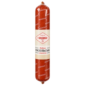 Ковбаса Kolbaso 460г варена копчена без ГМО