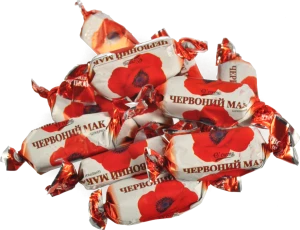 Цукерки Ocremo червоний мак