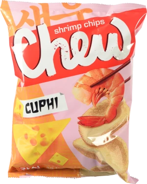 Чіпси Chew 40г креветкові зі смаком сиру