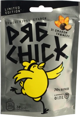 Слайси РябChick з філе курячого сушені зі смаком трюфеля, 30 г