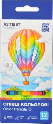 Олівці кольорові Kite Classic 12 кол