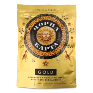 Кава розчинна сублімована Gold Чорна Карта м/у 100г