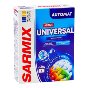Порошок Sarmix 300г activ universal д.всіх типів прання