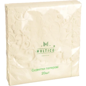 Серветки Multico 33Х33 20шт трішарові білі