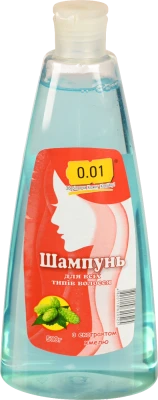 Шампунь 0.01 0.5л екстракт хмелю д.всiх тіпiв волосся