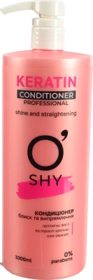 Кондиціонер д.волосся O'Shy 1л keratin блиск та випрямлення