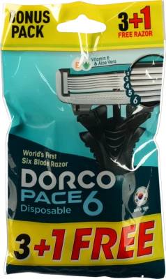Бритва Dorco PACE6 д.чоловіків 6лез 4шт одноразова