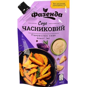 Соус Фазенда Часниковий д.п. 180 г