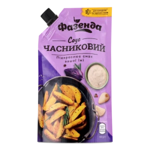Соус Фазенда Часниковий д.п. 180 г