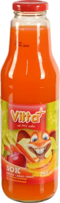 Сік VITTA+ 0.75л моркв`яно яблучно банановий