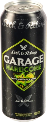 Пиво спеціальне 500мл 6% пастеризоване Taste Starfruit&More Hardcore Seth&Riley's Garage з/б