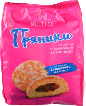 Пряники Multico 300г згущене молоко заварні гла