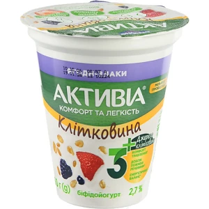 Біфідойогурт Активіа 260г ягод зл кл кальц 2.7%ст