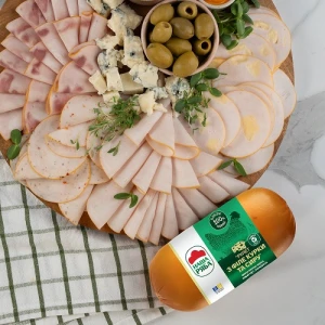Шинка Рулет з філе курки та з сиром Наша ряба в/к охол в/с в/у 0.5кг