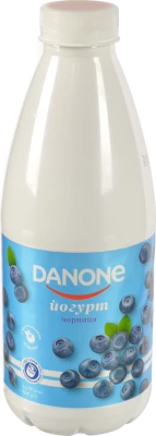 Йогурт 1.5% питний Чорниця Danone п/пл 800г
