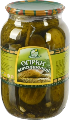 Огірки Найдіс 1л с.б скло