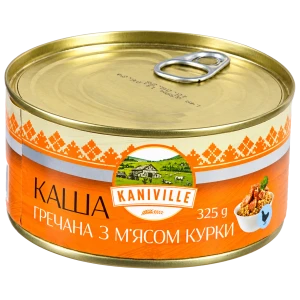 Каша Kaniville 325г гречана з куркою