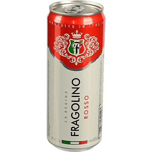 Напій винний 0.33л 7% напівігристий Rosso Fragolino La Regina з/б