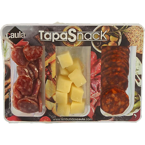 Набір нарізка Caula TapaSnack 120г фует чорізо сир №1