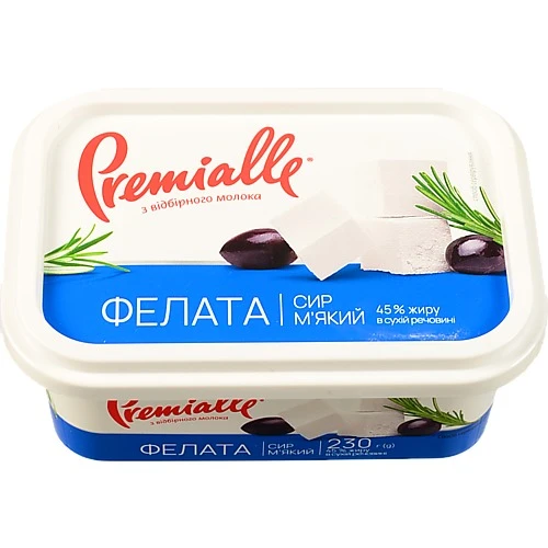 Сир Premialle Фелата м'який 45% 230г