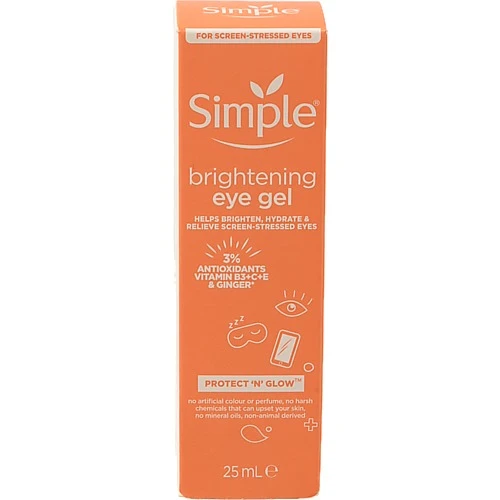 Гель для шкіри навколо очей освітлюючий Protect N Glow Simple 25мл