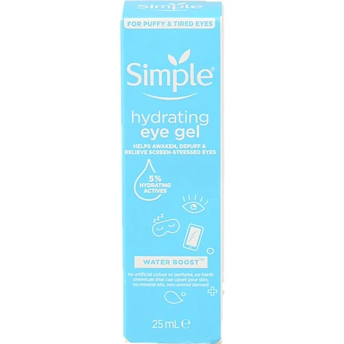 Гель для шкіри навколо очей зволожуючий Water Boost Simple 25мл