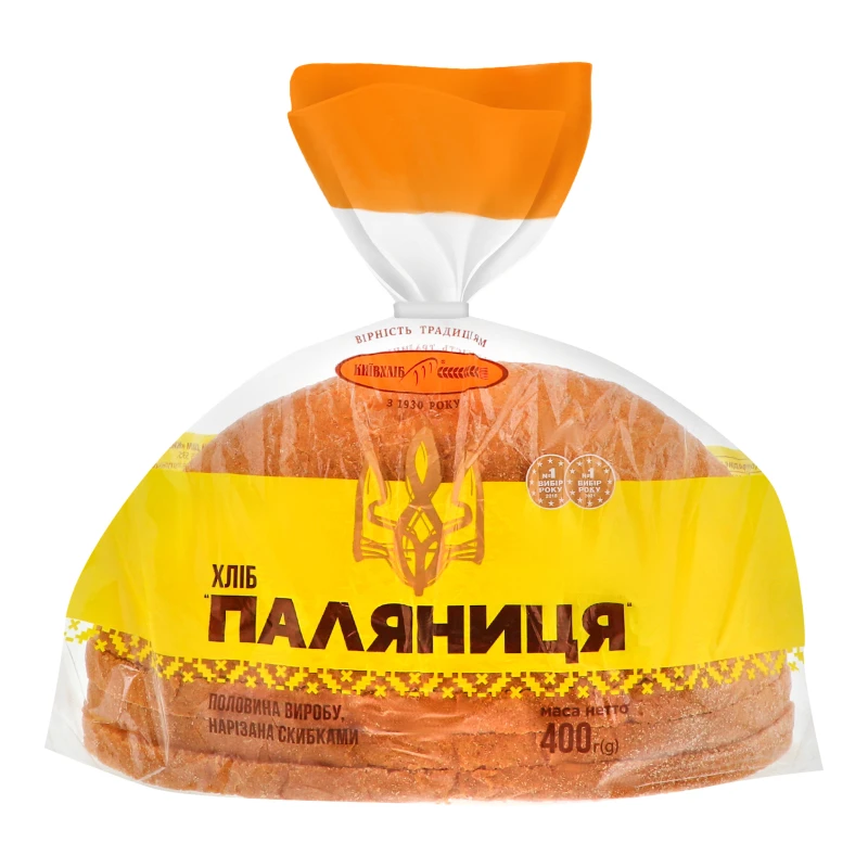 Хліб половинка в нарізці Паляниця Київхліб м/у 400г