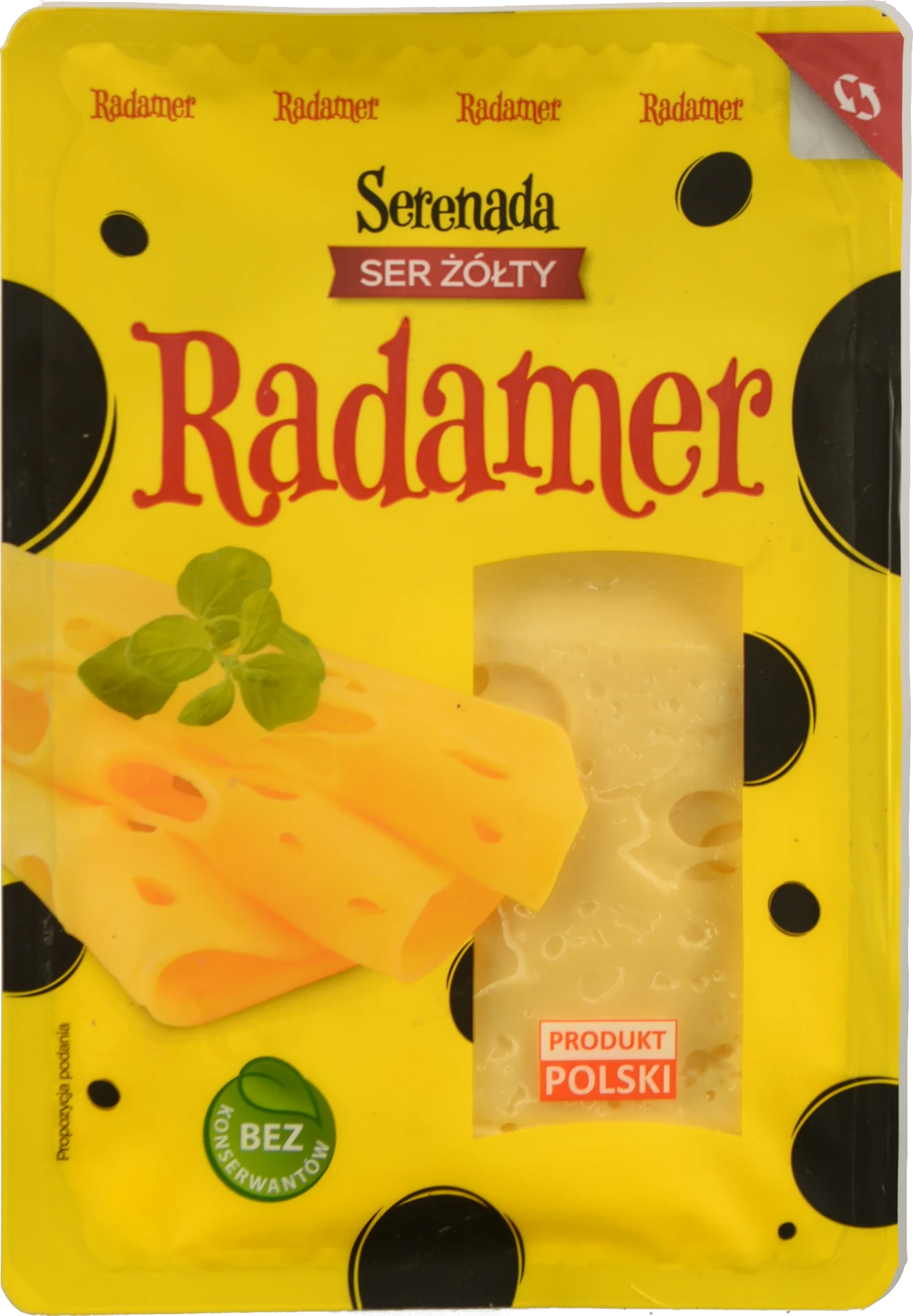 Сир Serenada 135г 45% радамер нарізка