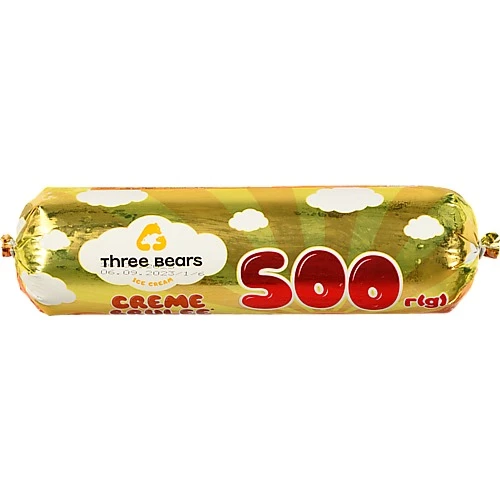 Морозиво 12% Creme brulee Three bears м/у 500г