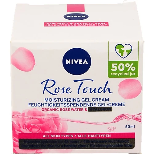Гель-крем зволожуючий Hyaluron Rose Care Nivea 50мл