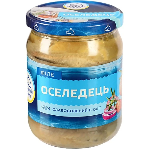Оселедець філе в олії Водний світ сл/с 450г