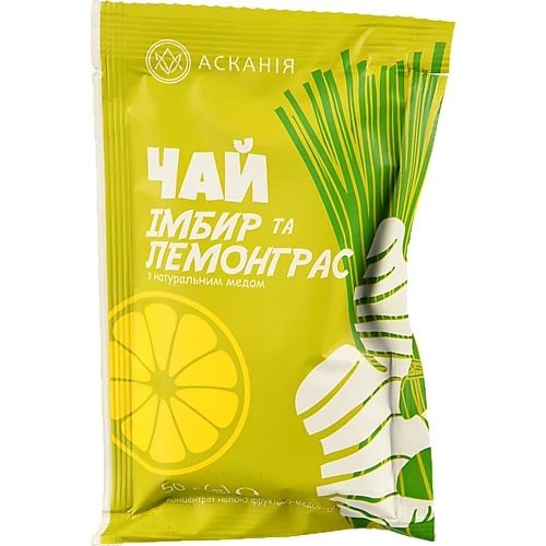 Чай Асканія-Пак 50г Імбир та лемонграсс