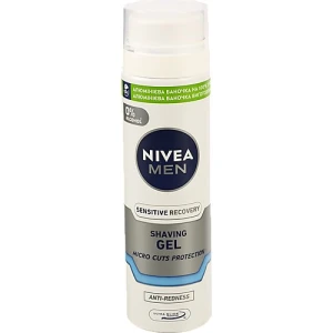Гель для гоління Micro Cuts Protection Sensitive Recovery Nivea Men 200мл