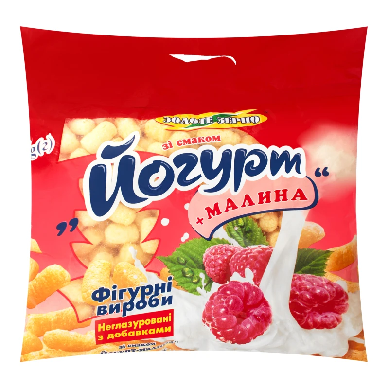 Фігурні вироби Золоте зерно 200г йогурт малина