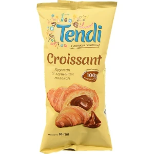Круасан зі згущеним молоком Tendi м/у 65г