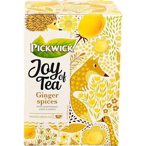Чай трав'яний ароматизований Ginger spices Joy of tea Pickwick 15х1.75г