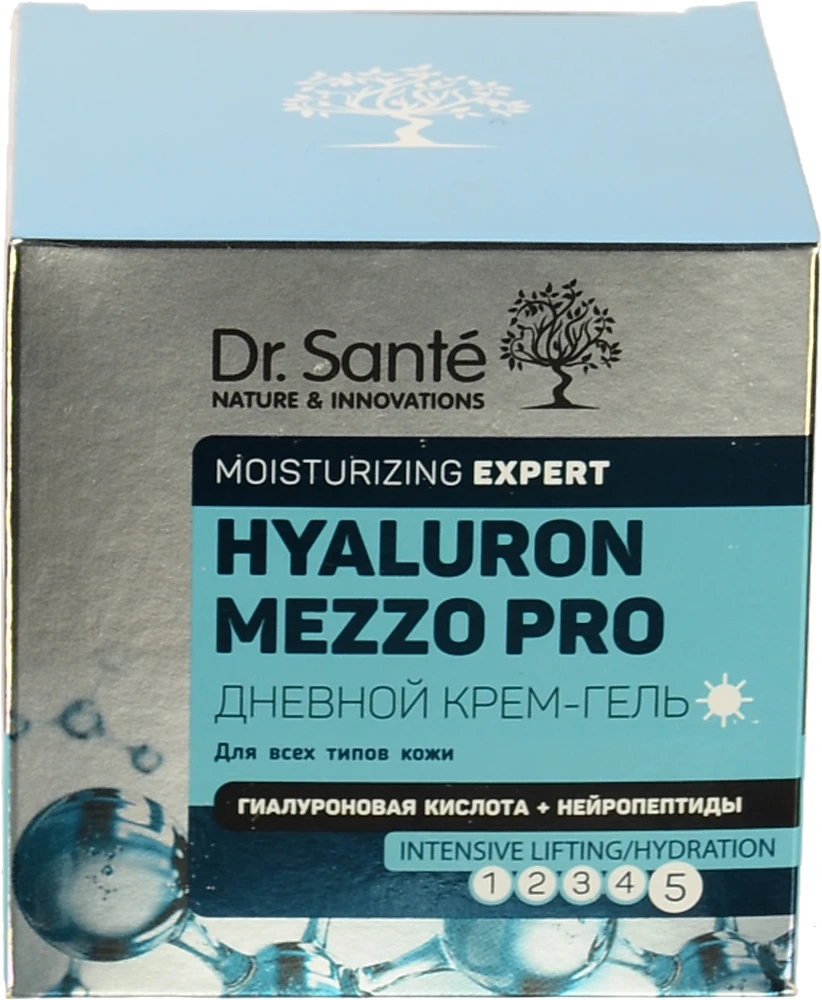 Крем-гель для всіх типів шкіри денний Hyaluron Mezzo Pro Dr.Sante 50мл