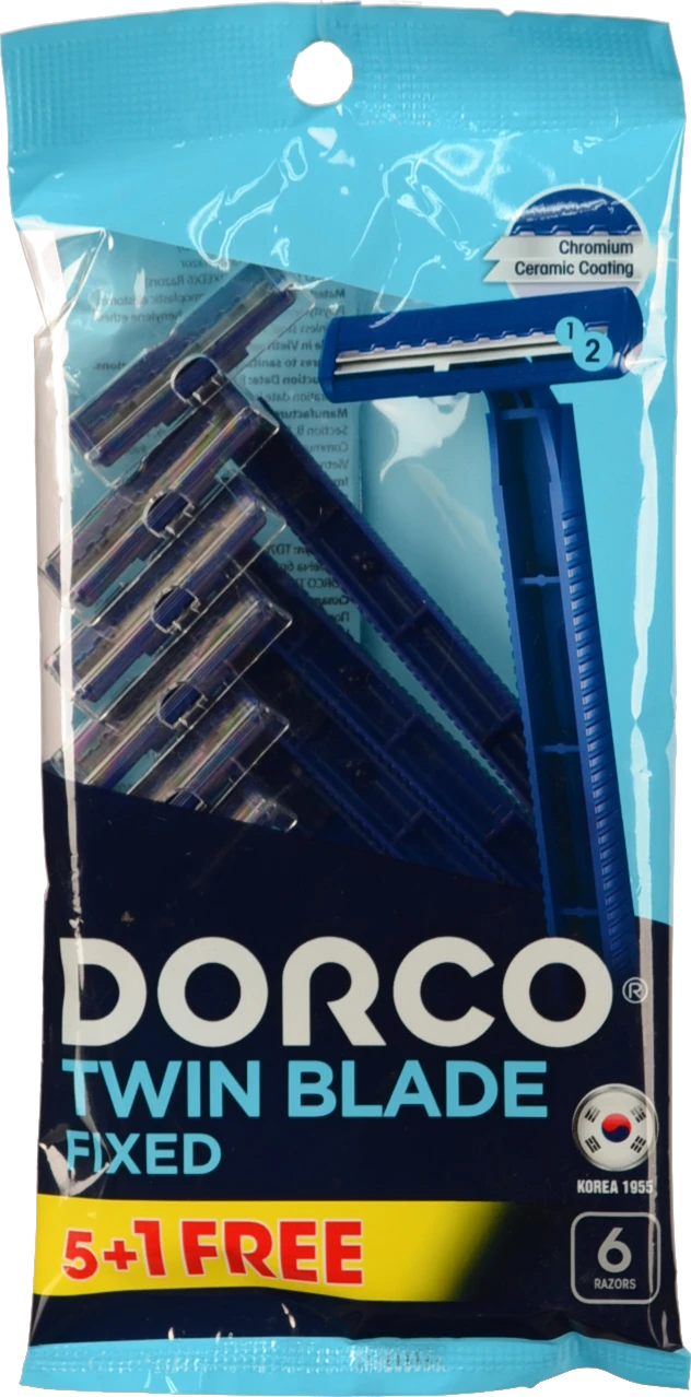 Бритва Dorco Twin Blade д.чоловіків 2леза 6шт одноразова
