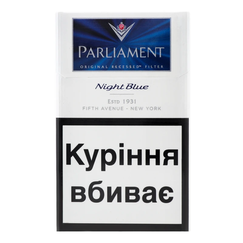 Сигарети з фільтром Night Blue Parliament 20шт