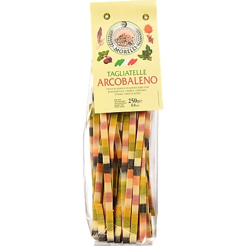 Макарони Morelli 250г тальятеле різнокольорові