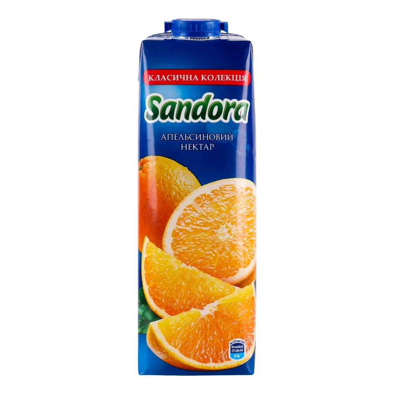Нектар Апельсиновий Sandora т/п 1л