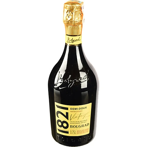 Вино ігристе 0.75л 10.5-12.5% напівсолодке 1821 Vintage Bolgrad