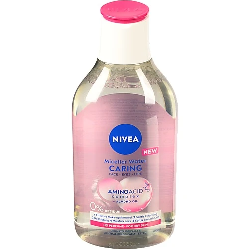 Вода міцелярна для сухої та чутливої шкіри Дихання шкіри MicellAIR Nivea 400мл