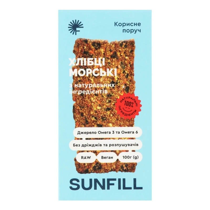Хлібці морські SunFill 100г