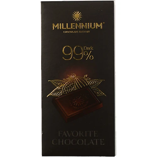 Шоколад 99% чорний Favorite Millennium к/у 100г