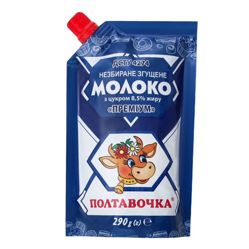 Молоко згущене 8.5% Преміум Полтавочка д/п 440г