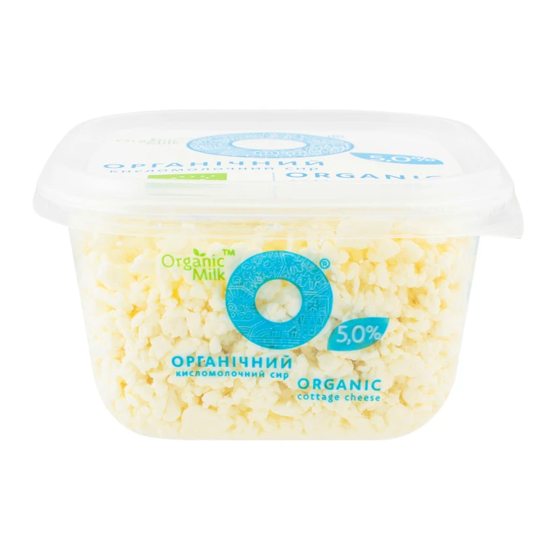 Сир кисломолочний органічний 5% Organic Milk п/у 300г