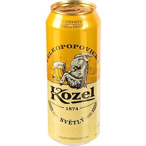 Пиво Velkopopovicky Kozel Světlý світле 0.5л