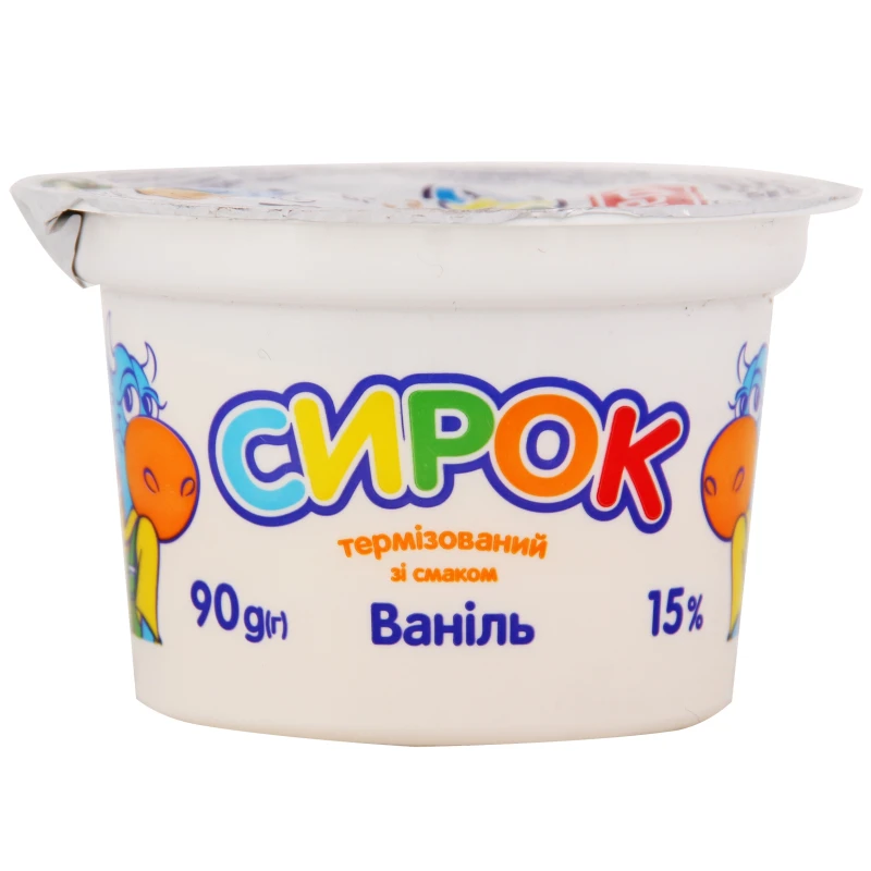 Сирок Фанні 90г 15% ваніль стакан
