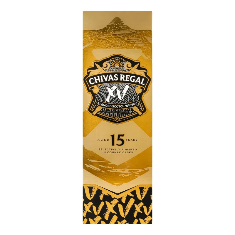 Віскі Chivas Regal 0.7л 15 років 40% подарункова коробка